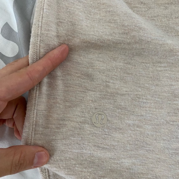 Lululemon Warm Down Jogger Soft Touch in Heathered Cashew 12 - Picture 9 of 10